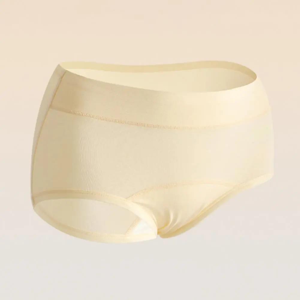 Elastic Breathable Panties Women Cotton Panties Full Coverage Cotton Underwear for Women Breathable Mid Waist Panties with Body