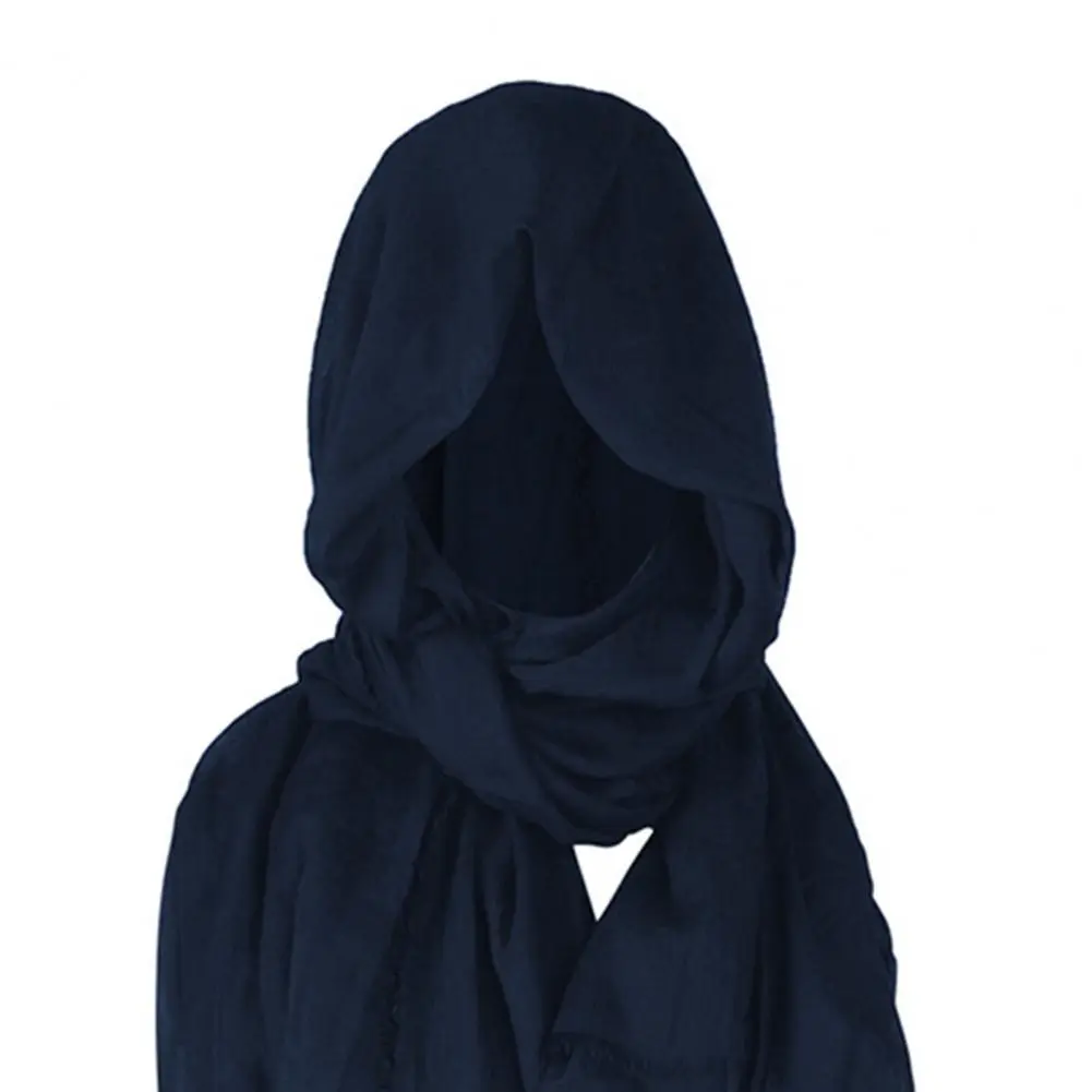 Men's Medieval Pirate Retro Hood Scarf Medieval-themed Halloween Props Festive Knight Belt Wristbands Scarf Set Masquerade Wrap