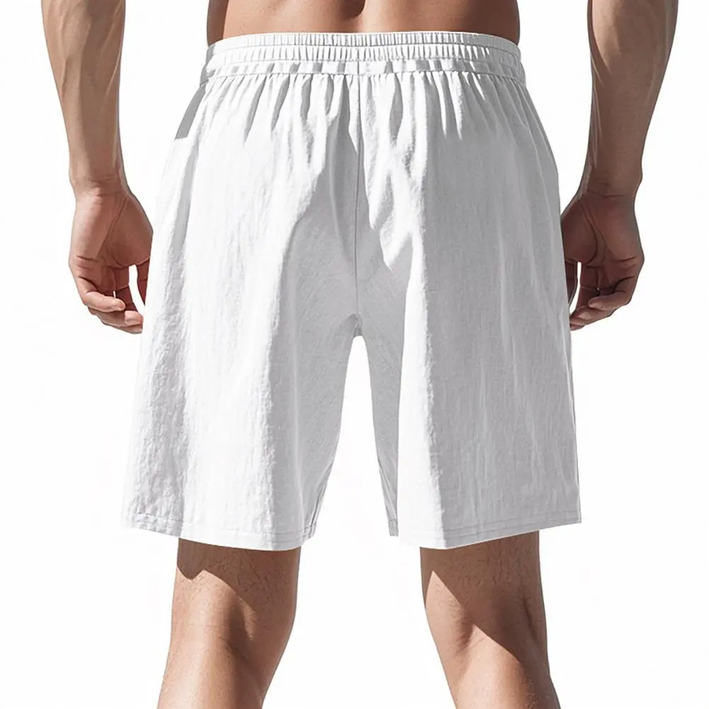 Versatile Shorts Men Casual Shorts Versatile Men's Summer Beach Shorts with Pockets Drawstring Elastic for Daily for Casual