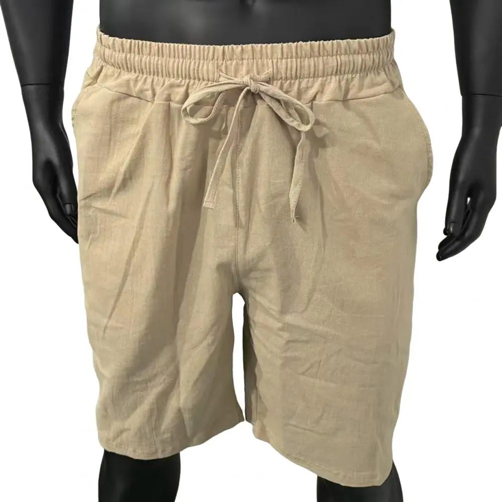 Versatile Shorts Men Casual Shorts Versatile Men's Summer Beach Shorts with Pockets Drawstring Elastic for Daily for Casual