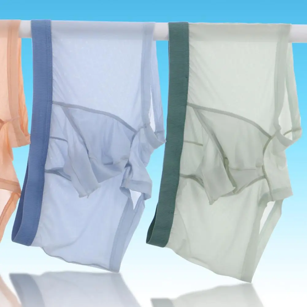 2025 M-2XL Handsome Men Cotton Underpants Elephant Nose U Convex Good Breathability Boxers Men Boxers U Convex Underwear