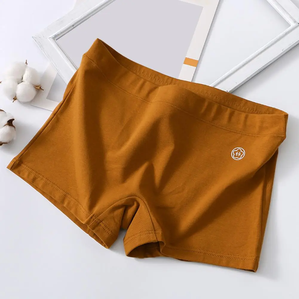Cotton Women Briefs Boyshort Panties Seamless Underwear Women Boxer Briefs Slim Fit Breathable Undergarments Safe Panties