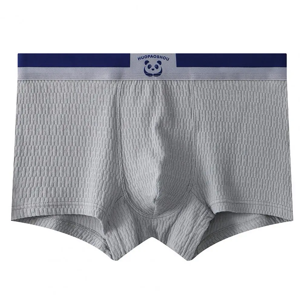 2025 M-3XL Men Underwear Cartoon Panda Waistband Underwear Men U-shaped Crotch Underwear Mid-rise Panties Men Shorts Briefs