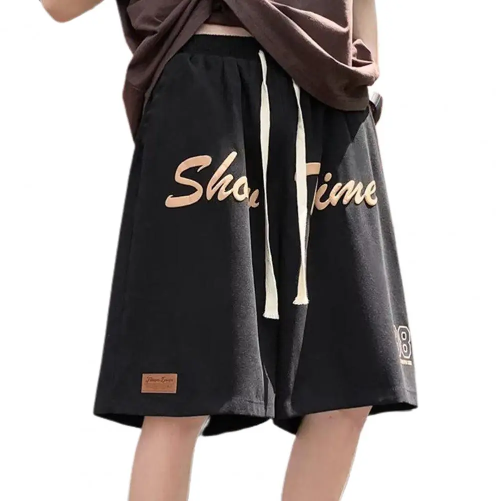 Summer Shorts Thin Men Summer Shorts Loose Exercise  Chic Mid Waist Sports Shorts