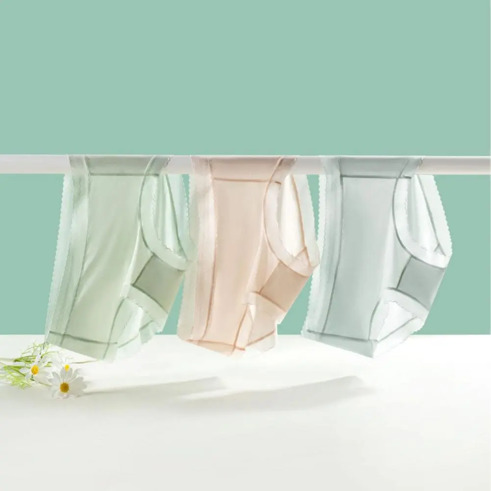 Soft Comfortable Underwear for Women Breathable Ladies' Underwear Women's Seamless Breathable Underwear Ultra Thin Ice Silk