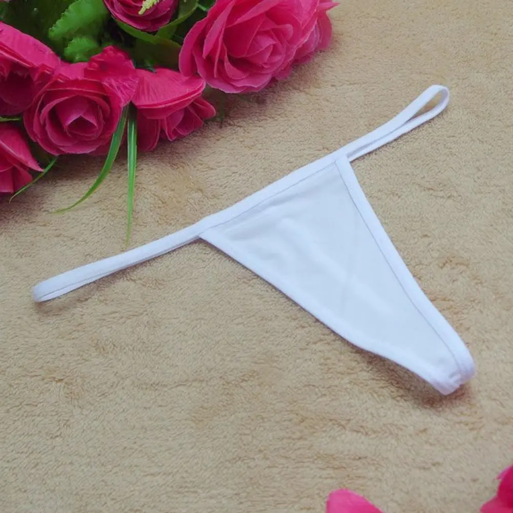 Women Thong Lady G-string Small Straps Sexy G-string Wild Lady Briefs Breathable Low Rise Women Panties Tiny Underpants Briefs