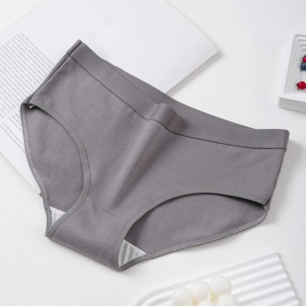 Seamless Cotton Panties Cotton Women Panties Comfortable Women's Cotton Underwear Mid Waist Stretch Briefs Seamless for Ladies