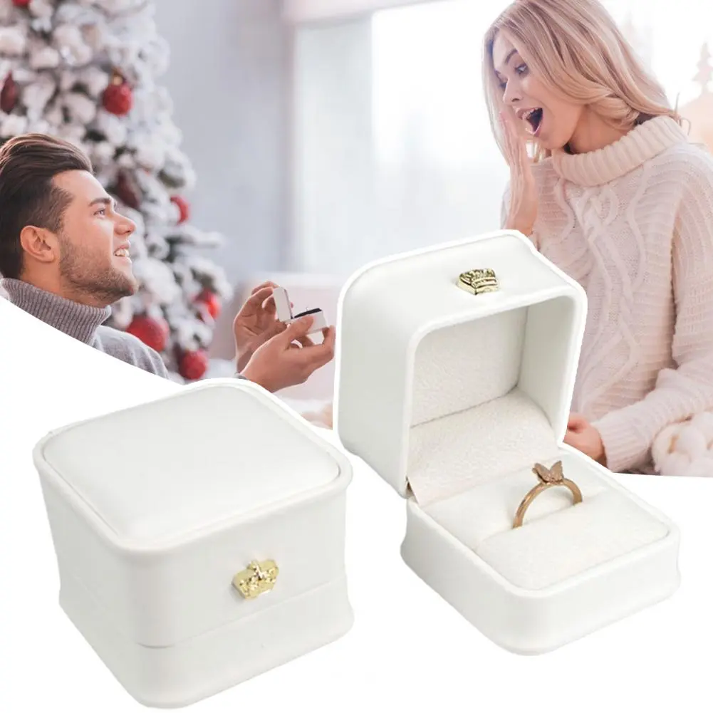 Velvet Lined Ring Box Bracelet Necklace Earring Box Jewelry Storage Box Wedding Gifts Packaging Boxes Jewelry Organizer Case