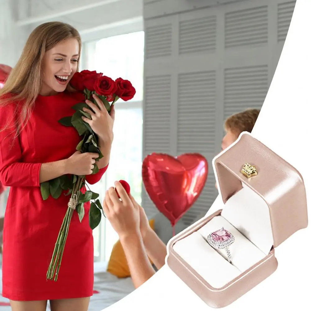 Velvet Lined Ring Box Bracelet Necklace Earring Box Jewelry Storage Box Wedding Gifts Packaging Boxes Jewelry Organizer Case