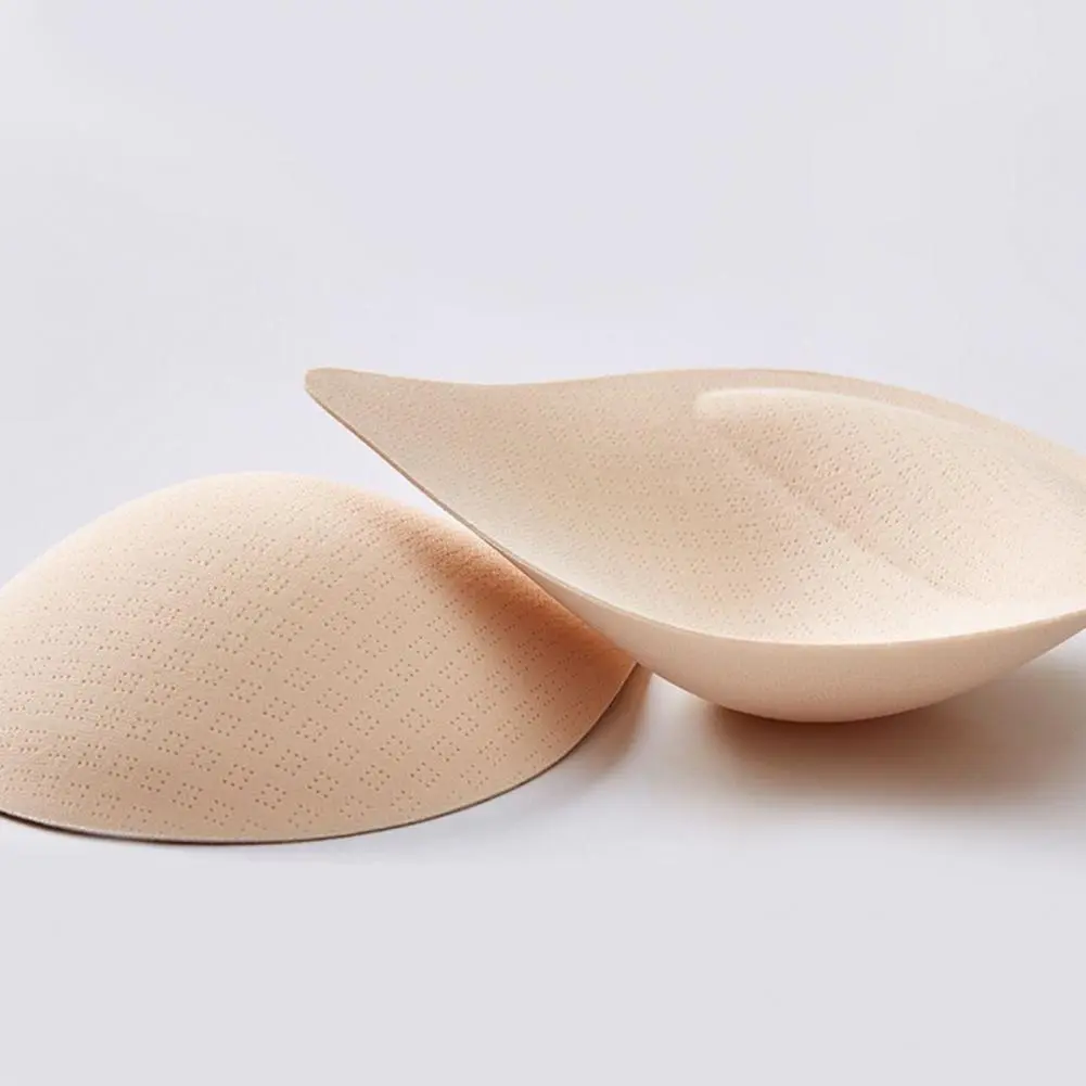 Invisible Bra Pad Insert Tear Drop Shape Breast Pad Removeable Sports Bra Cups Inserts Swimsuit Bikini Chest Push Up Insert Pads
