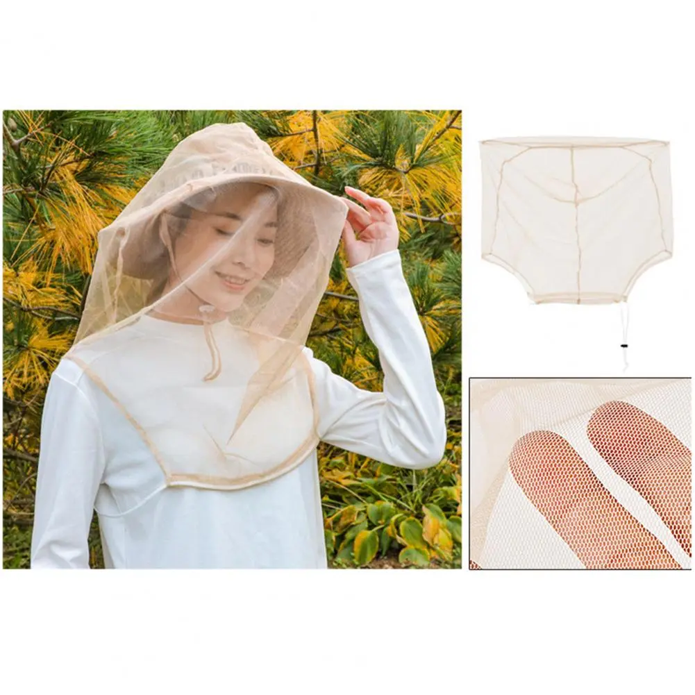 Durable Hunter Mesh Net Insect-proof Hat Mesh for Fishermen Mosquito-proof Mesh Net Hat for Outdoor Activities Hunter for Summer