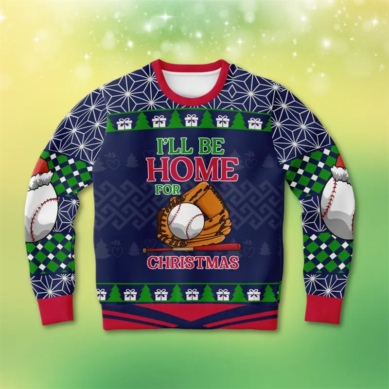 Children Boys Girls Holiday Party Xmas Sweatshirt Happy Birthday Goat Sweater 3D Funny Print Ugly Christmas Hoodies Jumpers Tops