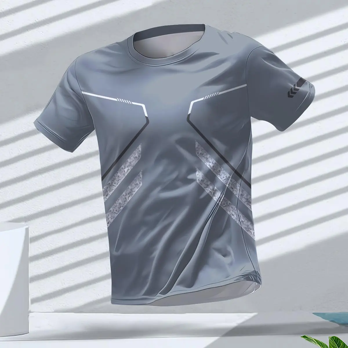 Men's T-Shirt Gym Quick-Drying Running outdoor Sports T-Shirts Breathability Running Short Sleeve Tees Men Sports Clothing Tops