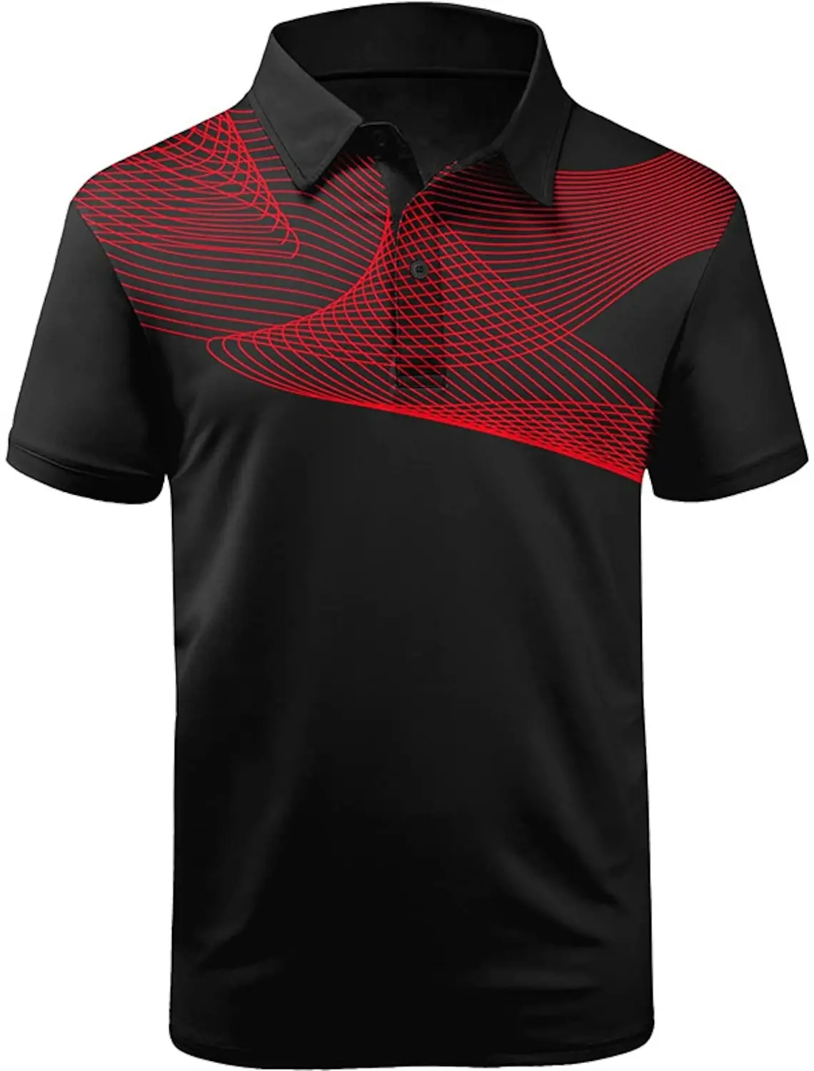 2024 Men's Polo Shirt Golf Shirt Graphic Prints Geometry Linear Turndown Outdoor Street Short Sleeves Button-Down Print Clothing