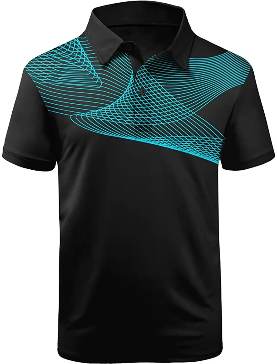 2024 Men's Polo Shirt Golf Shirt Graphic Prints Geometry Linear Turndown Outdoor Street Short Sleeves Button-Down Print Clothing