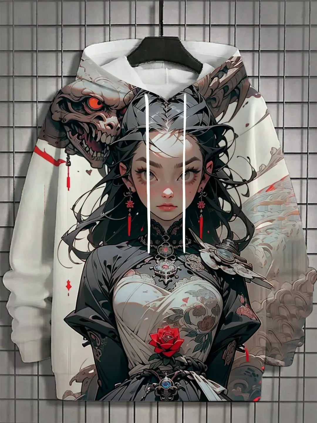 2024 New Anime Women's Men's Fashion Printed Hoodies Autumn and Winter Designer Hoodies Casual Sweatshirts