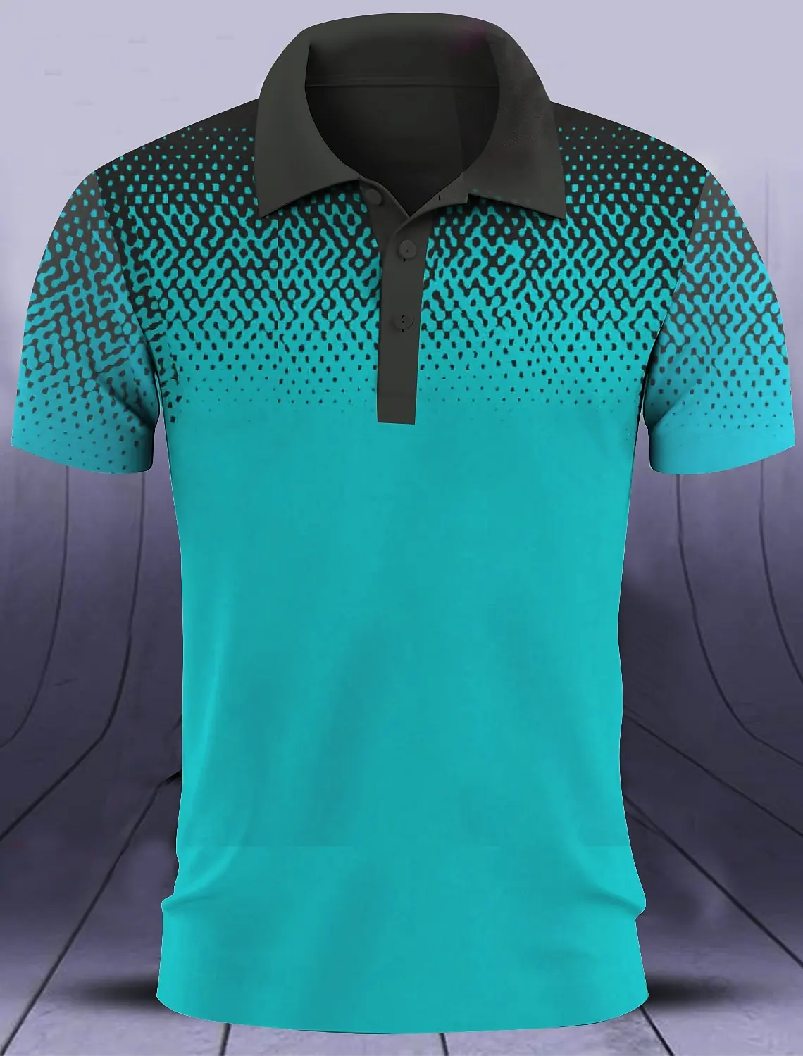 Men's Polo Shirt Golf Shirt Button Up Breathable Quick Dry Moisture Wicking Short Sleeve Mans Clothes Summer Tennis Sportswear