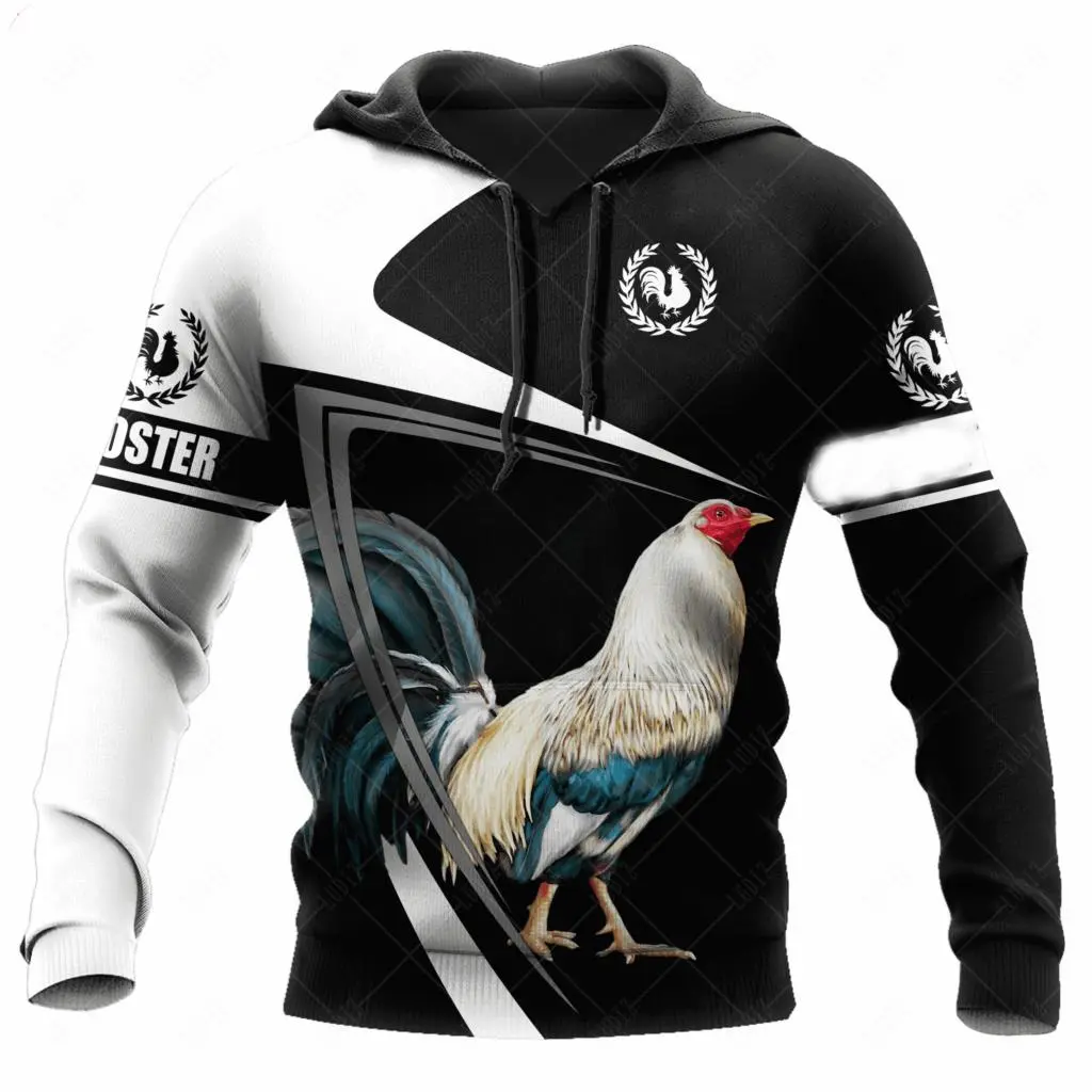 Men's Hoodie Mexican Hoodies 3D Print Mexican Rooster Graphics Tops Autumn Long Sleeve Streetwear Hooded Hoodie For Men Clothes
