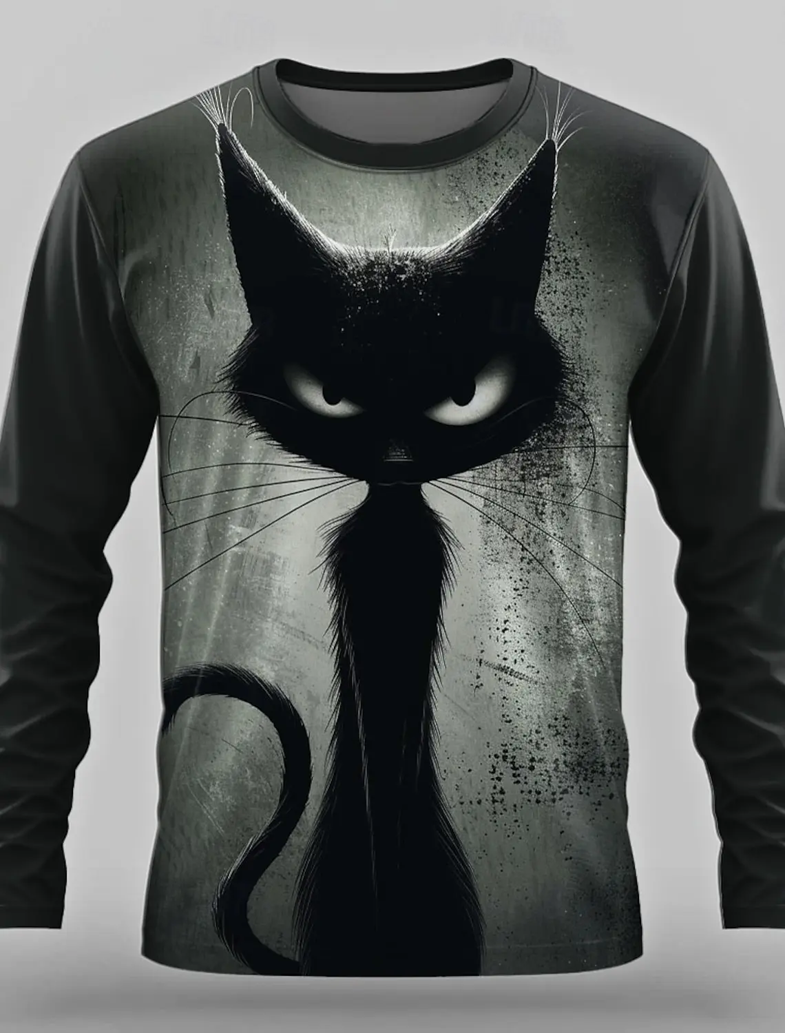 Reaper Designer Retro Vintage Men's 3D Print T shirt Tee Street Casual Daily Halloween Long Sleeve Crew Neck Clothing Apparel
