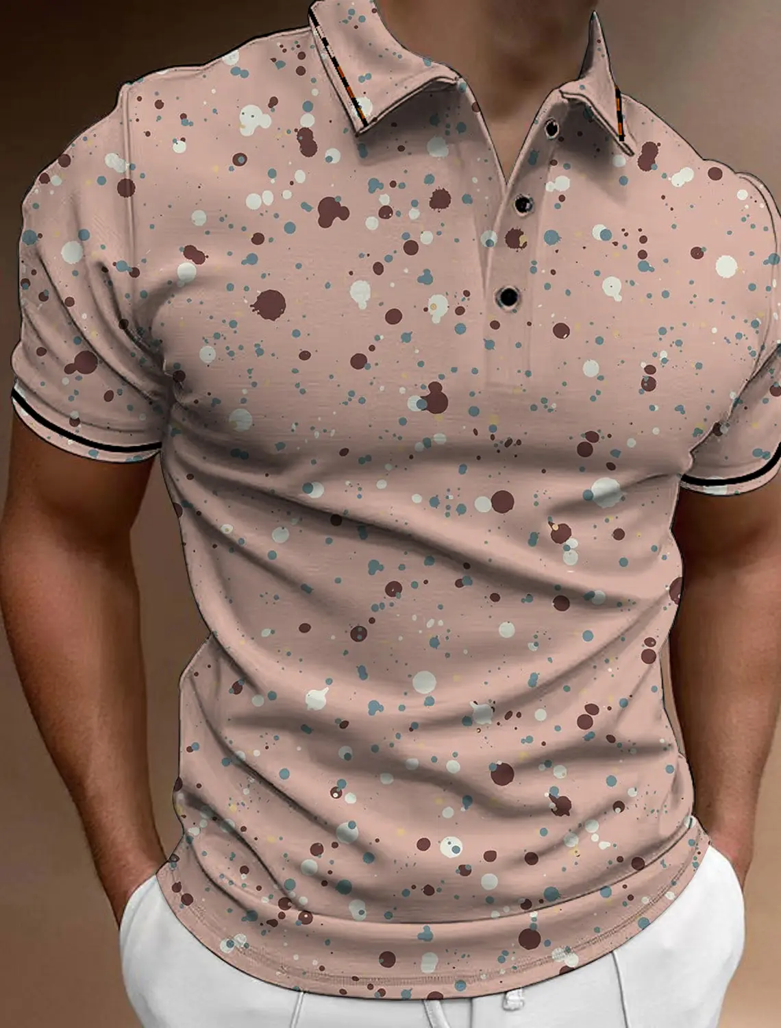 Fashion Men's Button Polo Shirts Casual Summer Short Sleeves Men Male Polo Tee Shirt Mens Tops Street Mans Golf Clothing Clothes
