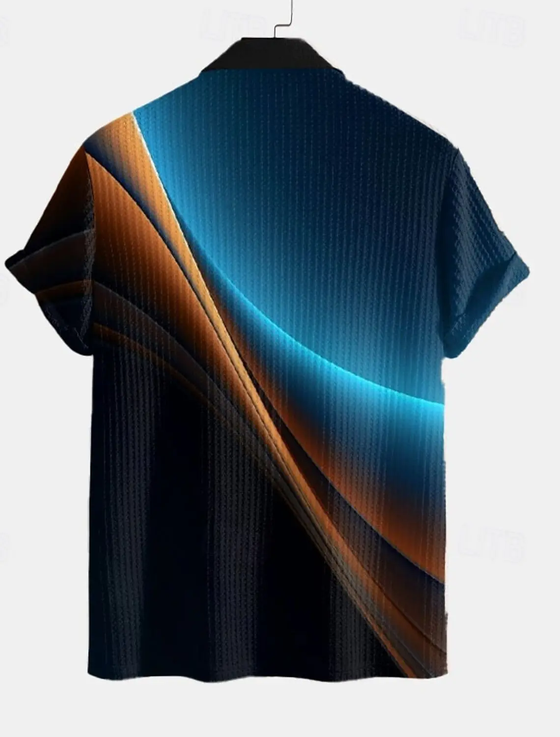3D Printed 2025 Fashion Men's Geometic Line Polo Short Sleeve Polo Shirt Collared Shirts Casual Outdoor Business Daily Wear Tops