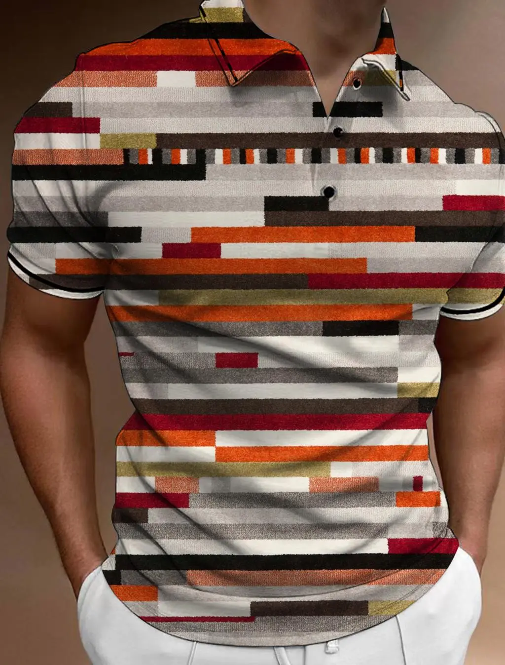 Fashion Men's Button Polo Shirts Casual Summer Short Sleeve Men Male Polo Tee Shirt Men Tops Street Mans Golf Clothing Clothes