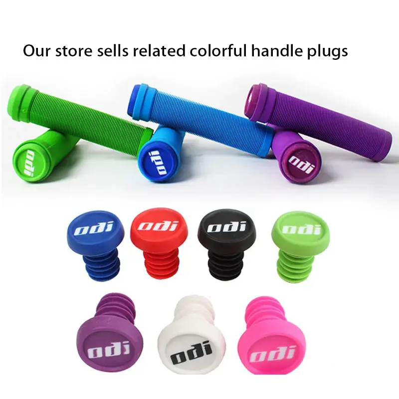 ODI MTB Handlebar Grips Soft Silicone Shockproof Handle bar Grip Wear-resistant BMX Balance Bicycle grip Bike Parts