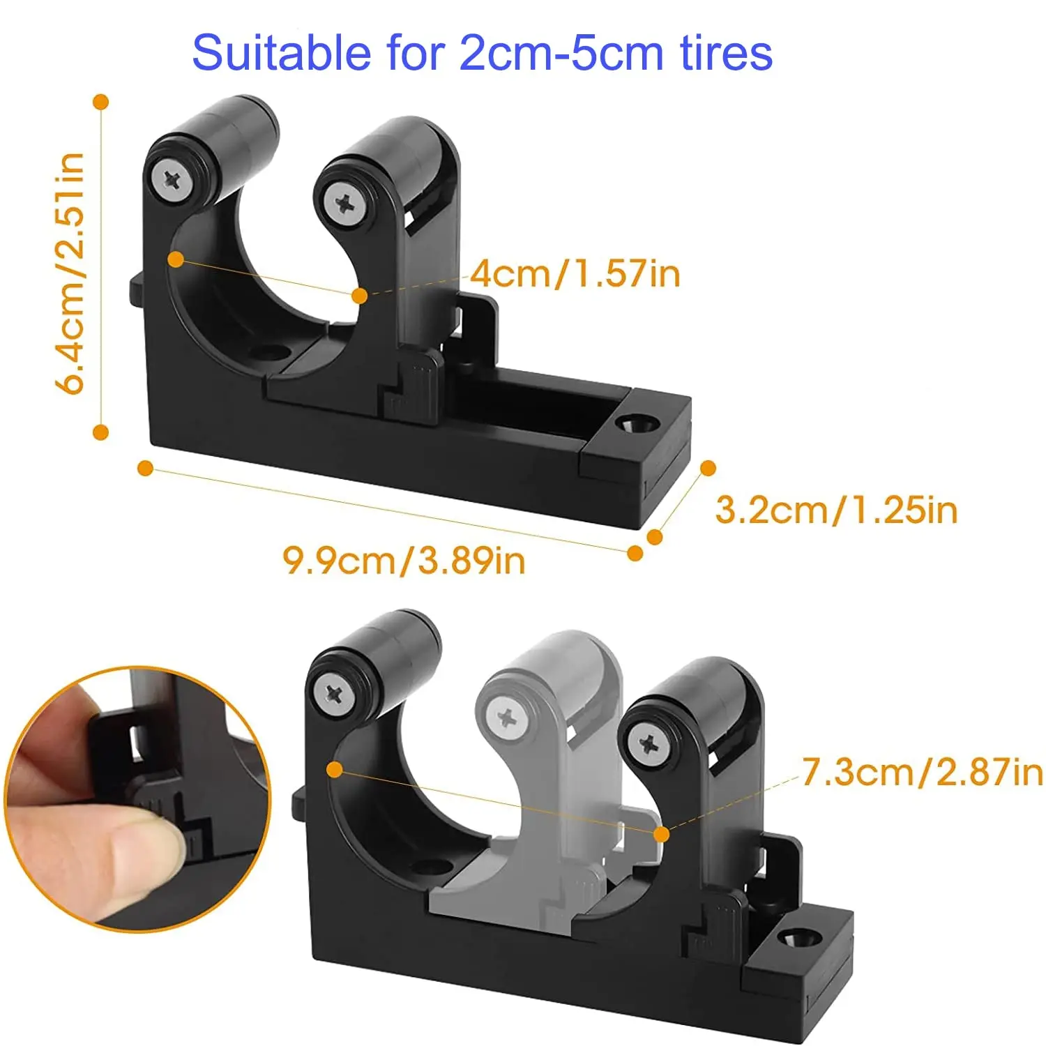 Adjustable Bicycle Wall Mounted Rack Indoor Vertical Mountain Bike Storage Display Stand Hook Parking Holder Cycling Accessories
