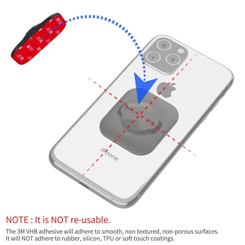 1pc Bike Phone Holder Gamin Base Back 3m Sticker Bicycle Computer Gps Bracket Mount Adapter Universal Bike Cycling Phone Stand