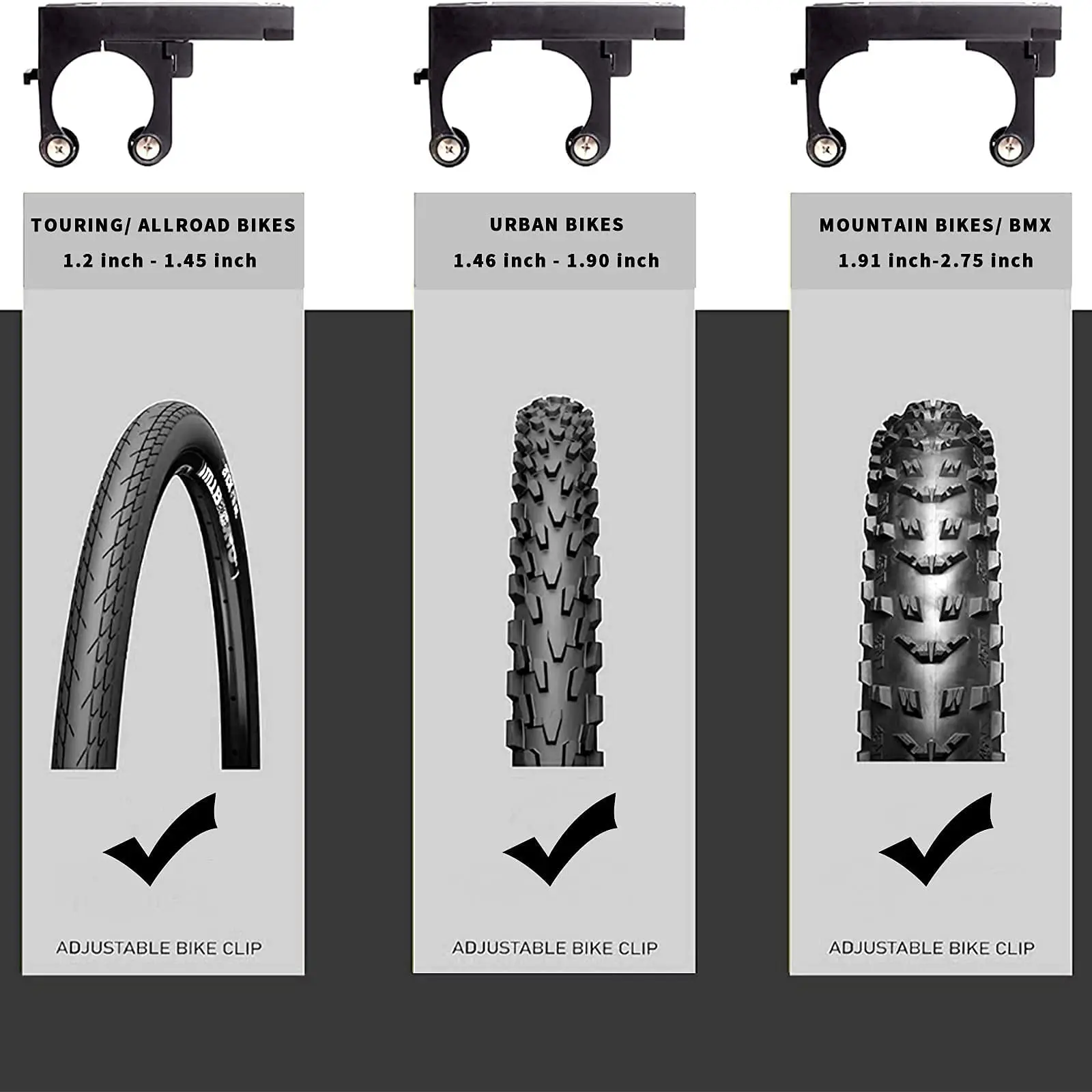 Adjustable Bicycle Wall Mounted Rack Indoor Vertical Mountain Bike Storage Display Stand Hook Parking Holder Cycling Accessories