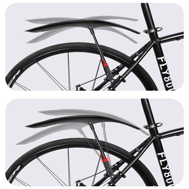 1/2PCS Bike Fenders Mudguard Adjustable Cycling Splash Guard Universal Bike Fender Bicycle Mudguard for 26 27.5 29 Inch Bike