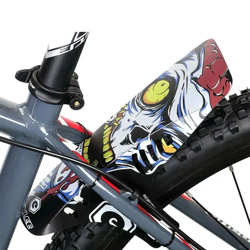 1/2PCS Bicycle Fenders Wider Fat Fenders Front Rear MTB Road Bike Tire Wings Mud Guard Bicycle Tire Wheel Fenders Bike Parts