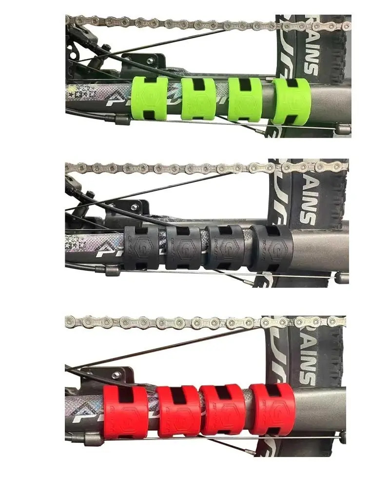1/4PCS Bicycle Chain Protector MTB Road Bike Frame Protector Rear Fork Guard Cover Cycling Chain Sticker Chainstay Equipment