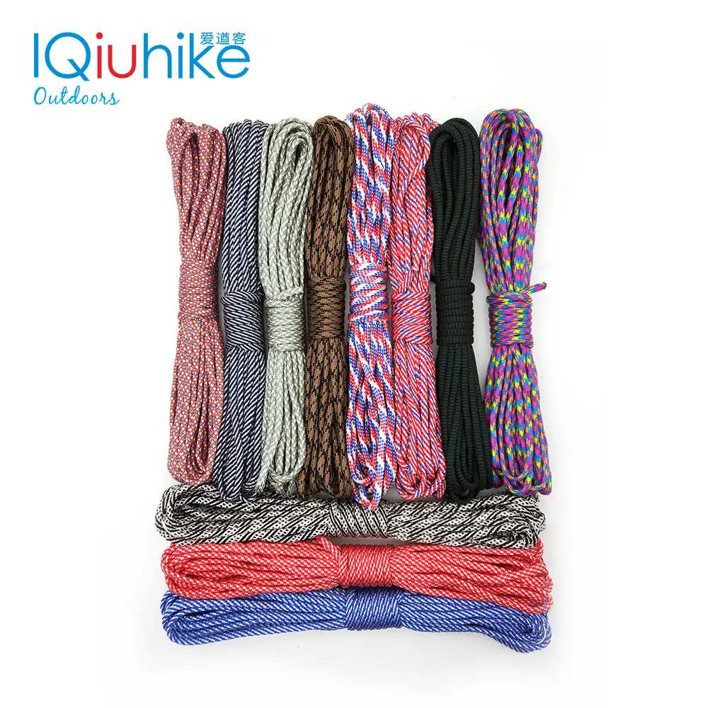 7 strand 4mm Paracord 550 100ft camping climbing rope outdoor survival type iii cord Wholesale