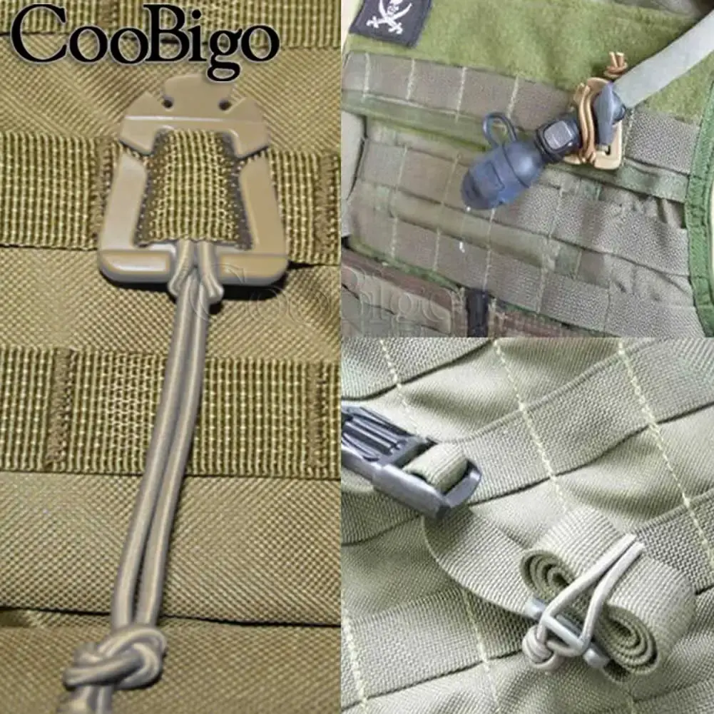 Molle Backpack Buckle Carabiner Clips Outdoor Camping Bag Hanger Hook Clamp Snap Lock Grimlock Hiking EDC Survival Gear Tools