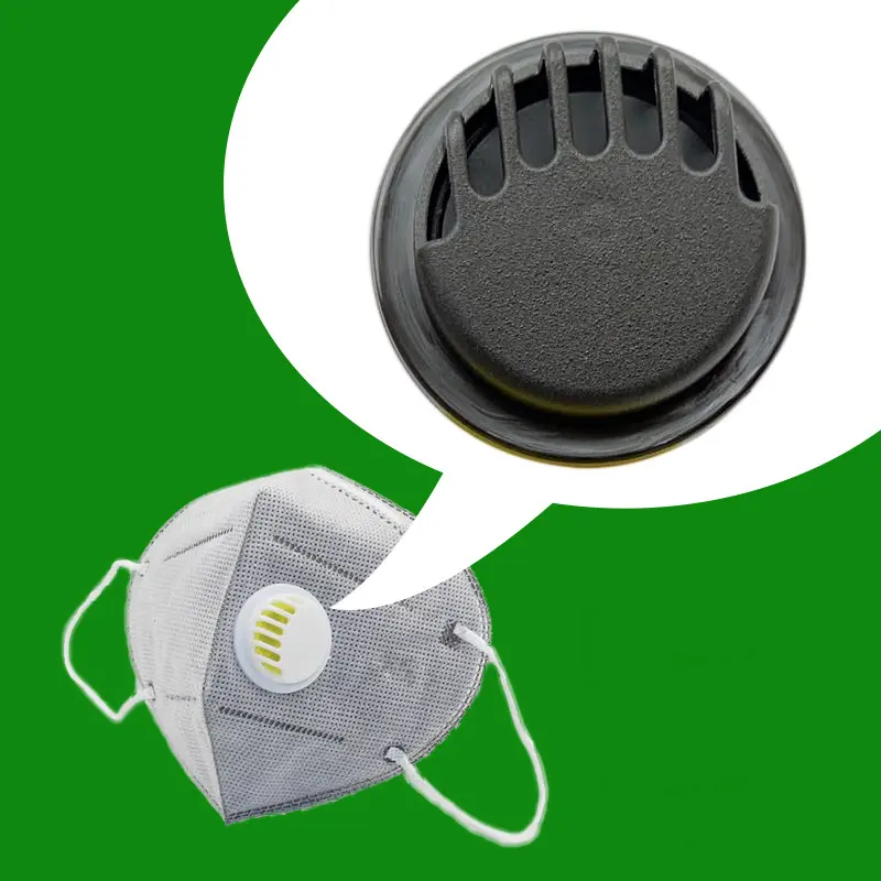 20pcs Breathing Mask Replacement Valve Round Shape Activated Carbon Breathing Filters Air Valve Filter Mask DIY Accessories