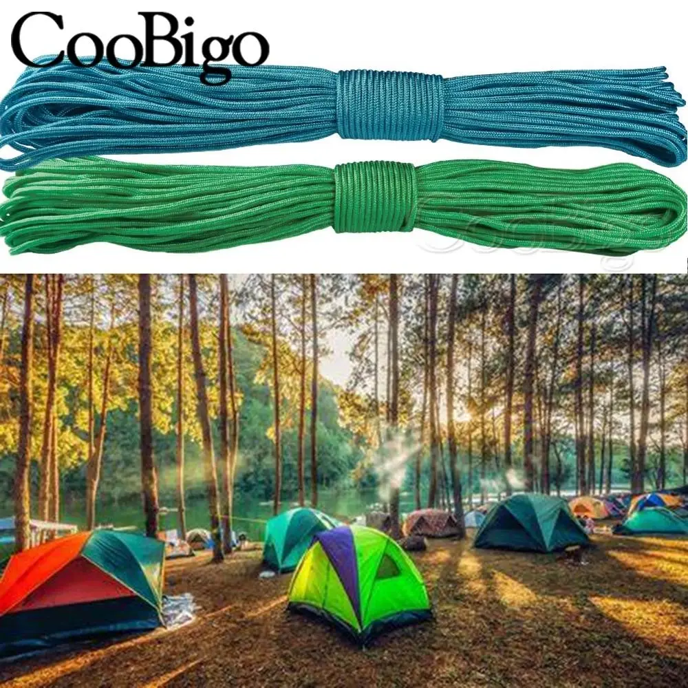 100/328ft 3mm Paracord Lanyard Parachute Cord One Core Rope Outdoor Survival Camping Hiking Tent Bracelets Key Accessories