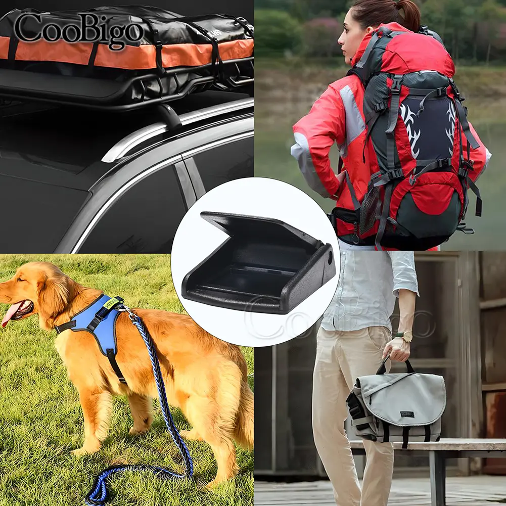 5pcs Cam Buckles Belt Clip Toggle Clamp Plastic Molle Tactical Outdoor Backpack Bag Webbing Straps DIY Accessories Black 16-50mm