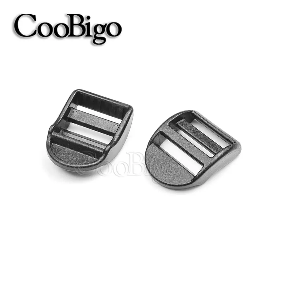 5pcs Plastic Ladder Lock Buckle Backpack Strap Buckles Adjustable Webbing Luggage Bag Belt DIY Accessories 20 26 32 38 50mm