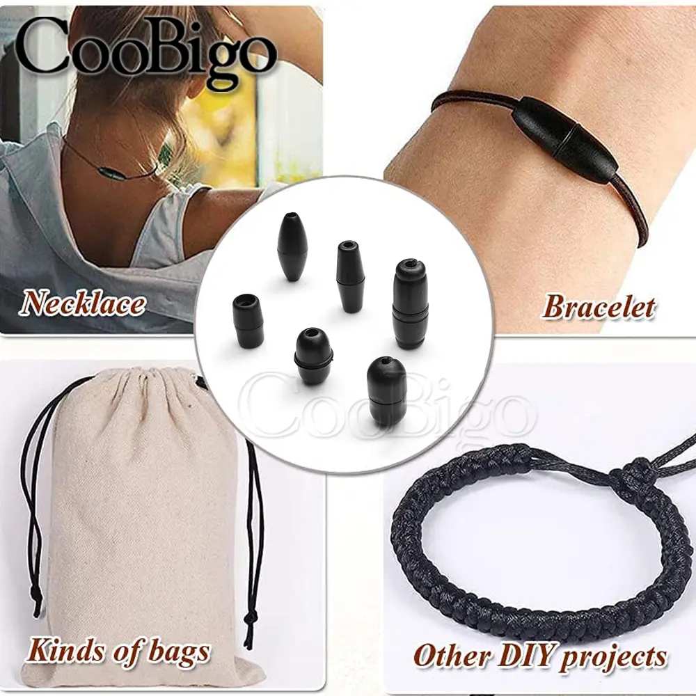 10pcs Cord End Safety Breakaway Clasp Barrel Connect Bracelet Necklace Paracord Lanyard Sportswear DIY Accessories Plastic
