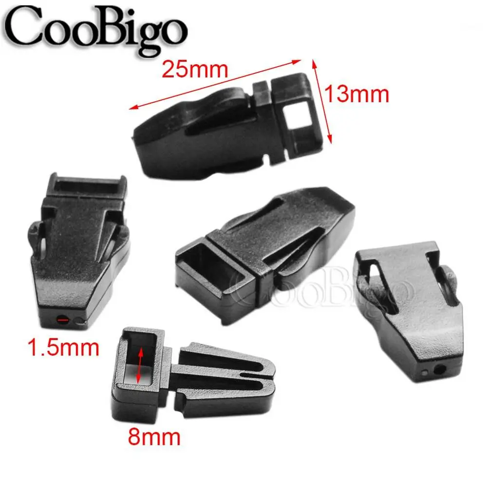 5pcs Side Release Buckle Quick Release Cell Phone Case Lanyard Strap Camera Holder ID Card Key Ring Accessories 5/16"(8mm)