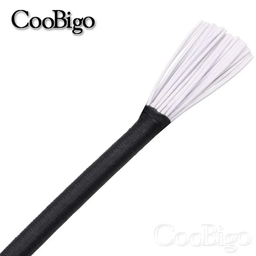 10 Meters Solid Elastic Rope Bungee Cord Shock Rubber Band Stretch String for Tent Kayak Tool Black Round 3mm 4mm 5mm 6mm 8mm