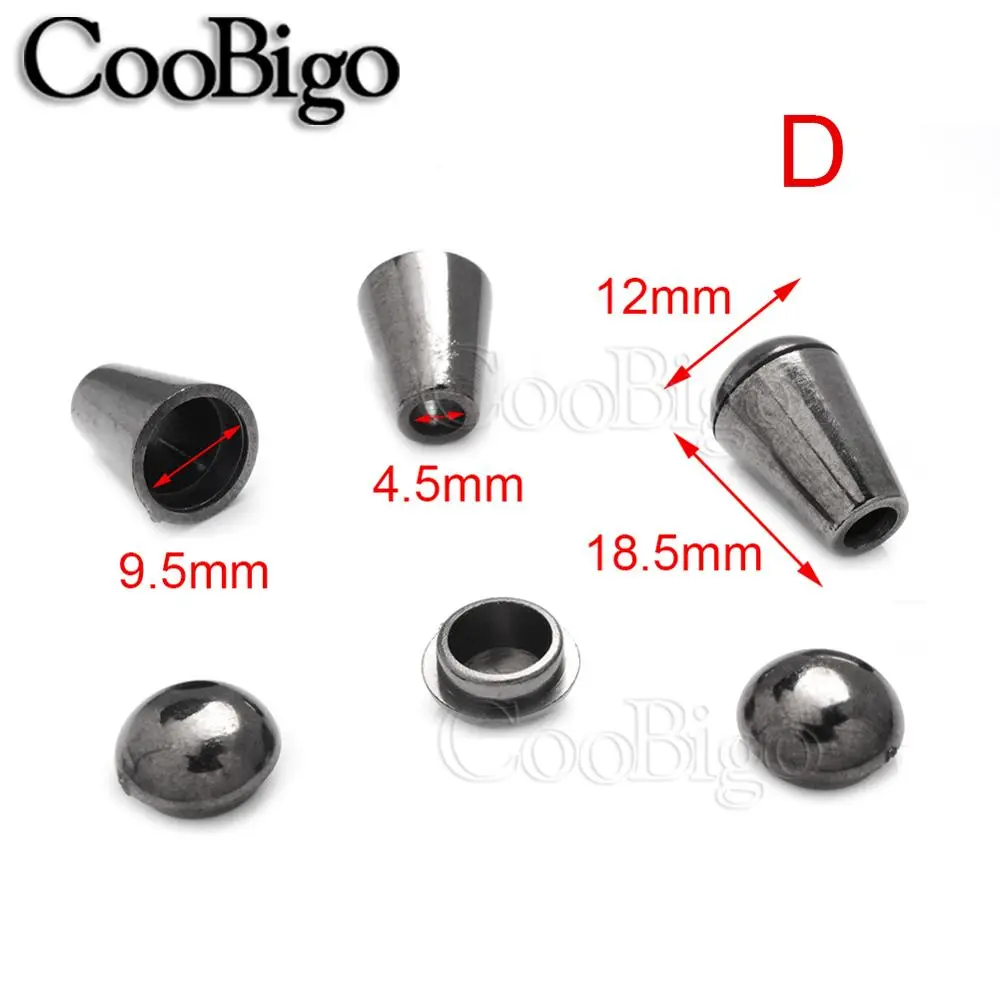 Cord Ends Bell Stopper With Lid Lock Rope Clasp Toggle Clip Paracord Drawstring Bag Sportswear Hoodies DIY Accessories 10pcs