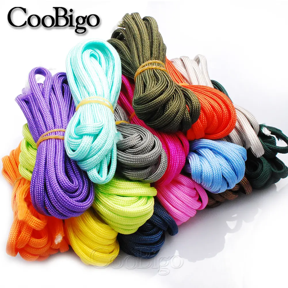 Dia.4mm Parachute 550 Cord 7 Strand Core Lanyard Tent Rope Outdoor Survival Climbing Camping Paracord Bracelet DIY Accessories