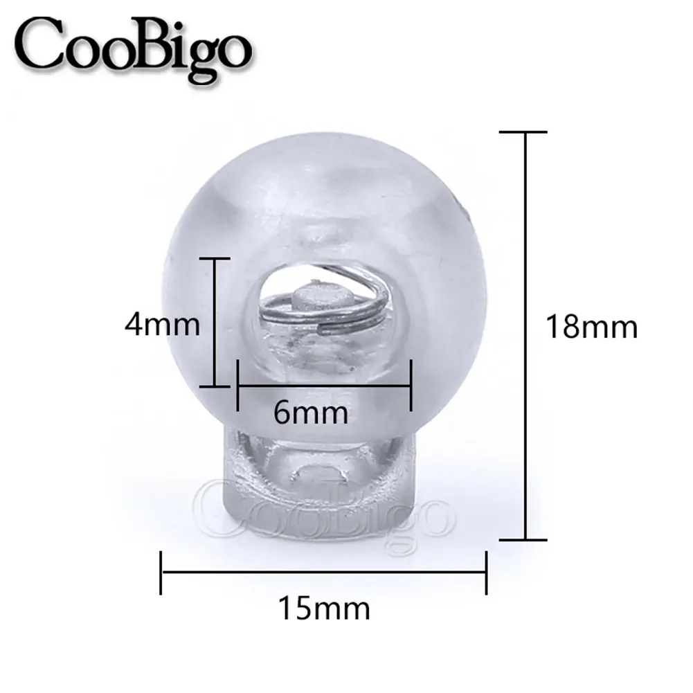 10pcs Survive Toggle Clip Cord Lock Stopper Rope Clamp Paracord Camp Shoelace Shoe Lace Buckle for Backpack Hike Outdoor