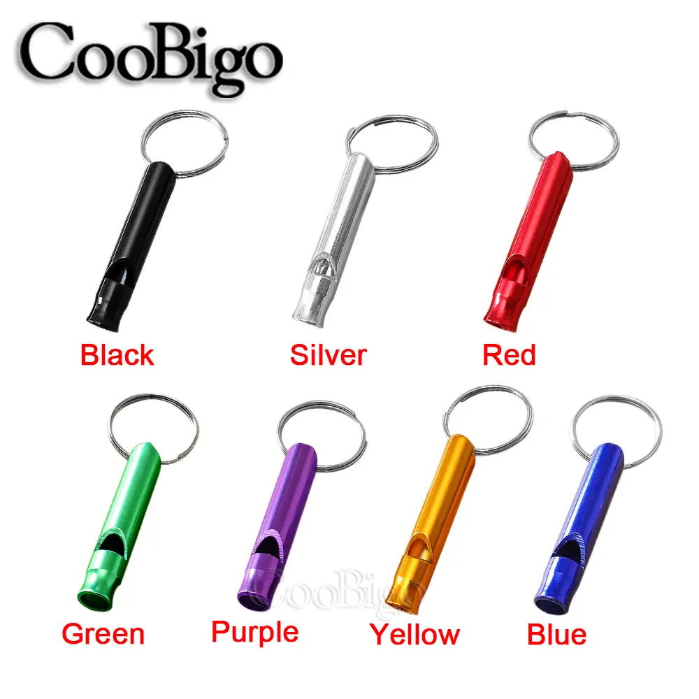 1pcs Portable Whistle Training Whistle Keychain Keyring Outdoor Backpack Camping Hiking Emergency Survival Tools Multifunctional