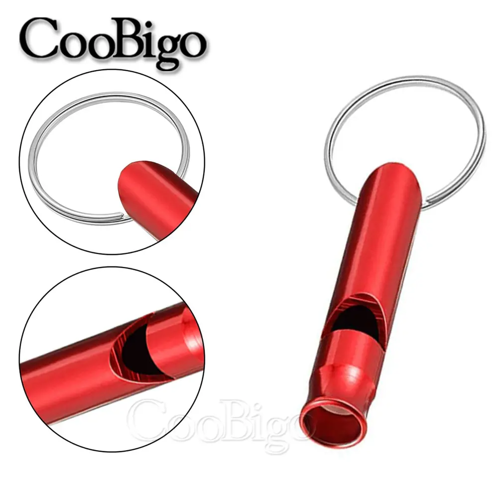 1pcs Portable Whistle Training Whistle Keychain Keyring Outdoor Backpack Camping Hiking Emergency Survival Tools Multifunctional
