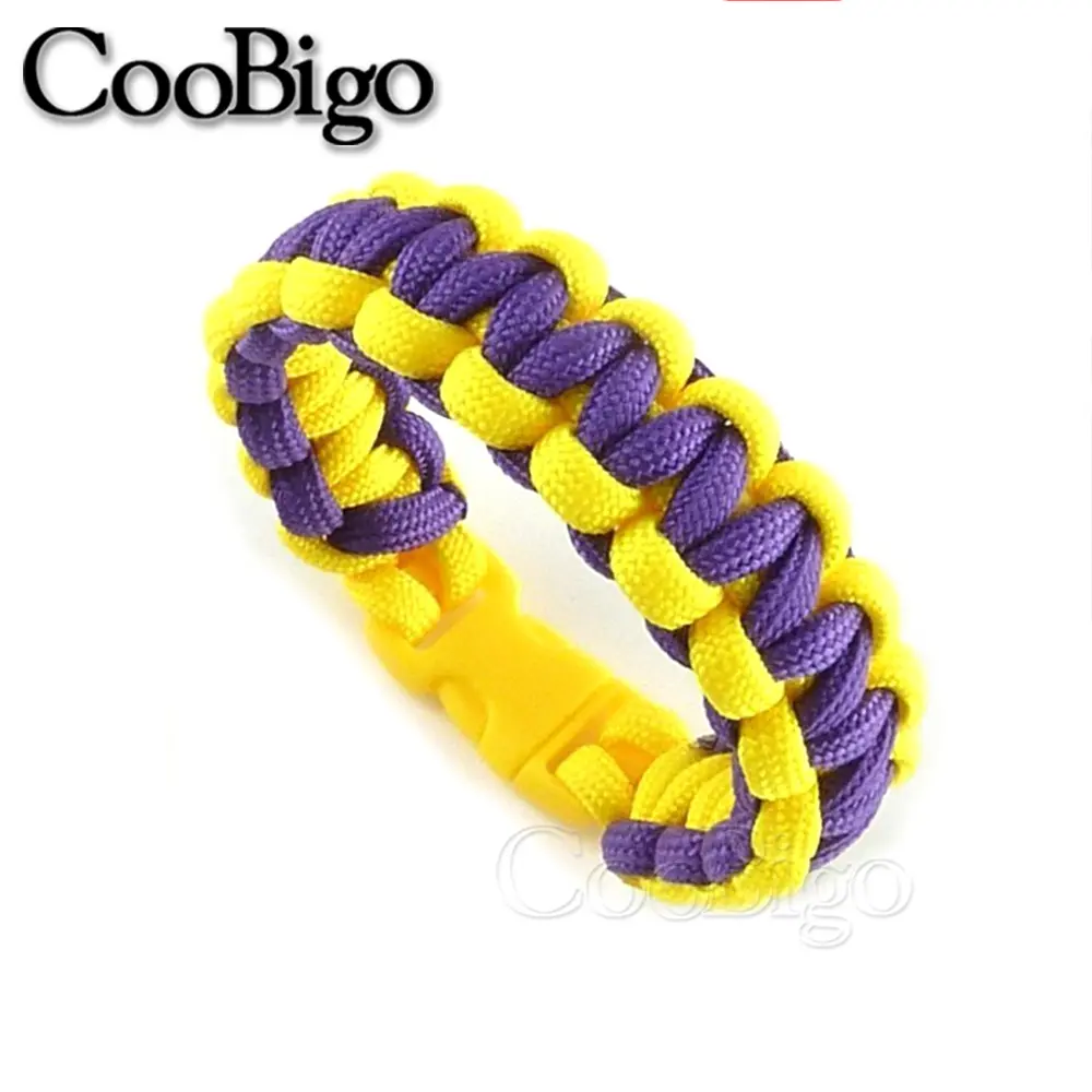 50pcs Paracord Bracelet Buckle Curved Side Release Buckles for DIY Parachute Wristband Pet Collar Outdoor Camp Strap 10mm