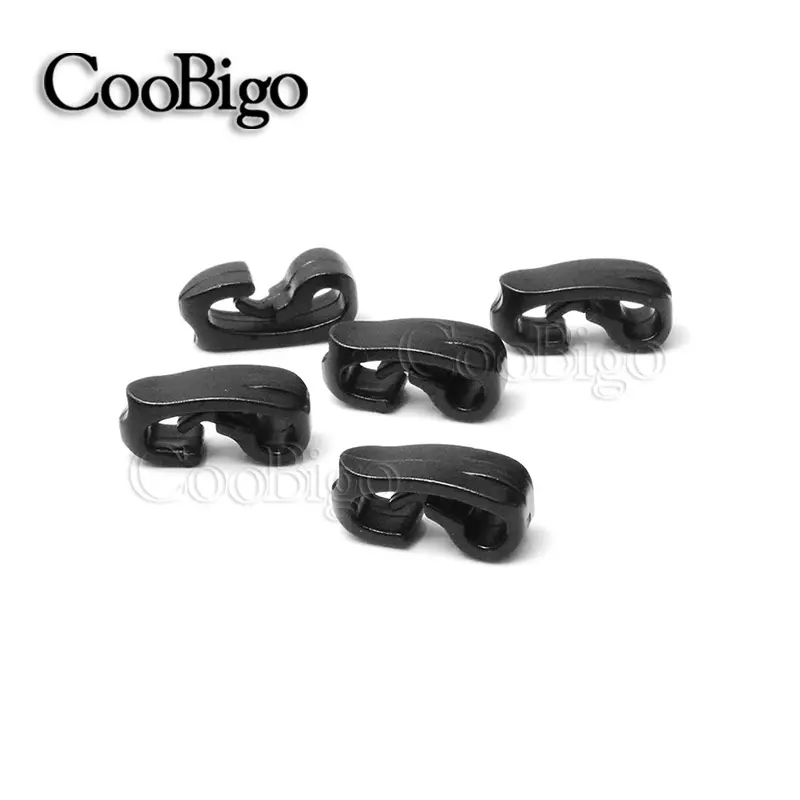 25pcs External Strapping Plastic Buckle Snap Hook Elastic Rope Cord Bungee Ties Down Outdoor Backpack Bag Parts Accessories