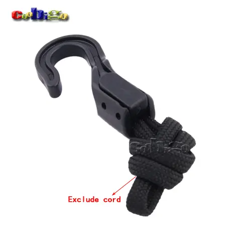 10pcs Open End Cord Hooks Snap Boat Kayak Motorcycle rope Buckle camping tent hook For Bungee Shock Elastic Bungee Cord Straps